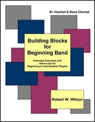 Building Blocks for Beginning Band Clarinet/Bass Clarinet band method book cover Thumbnail